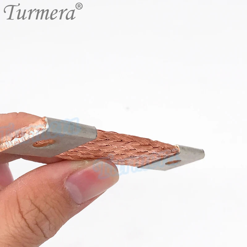 Busbar Lifepo4 Battery Flexible Copper Connecter 2mm Hole to Hole 53 57mm 74mm 400A Use in 12V 280Ah 310Ah 320Ah Lifepo4 Battery