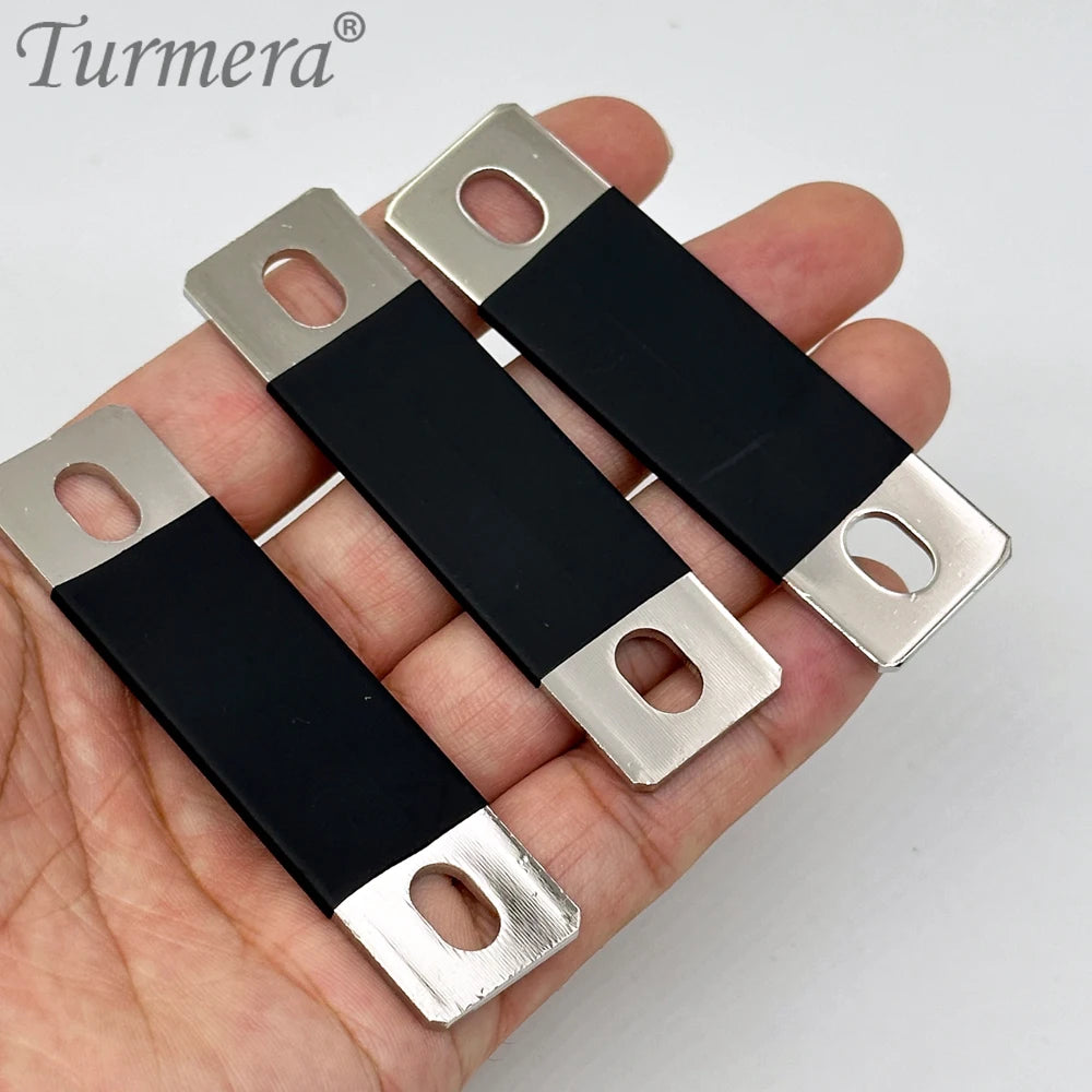 Turmera 12V Busbar Lifepo4 Battery Copper Connecter 50mm 56mm 72mm 80mm 2mm 300A Use in 100Ah 230Ah 280Ah 320Ah Lifepo4 Battery