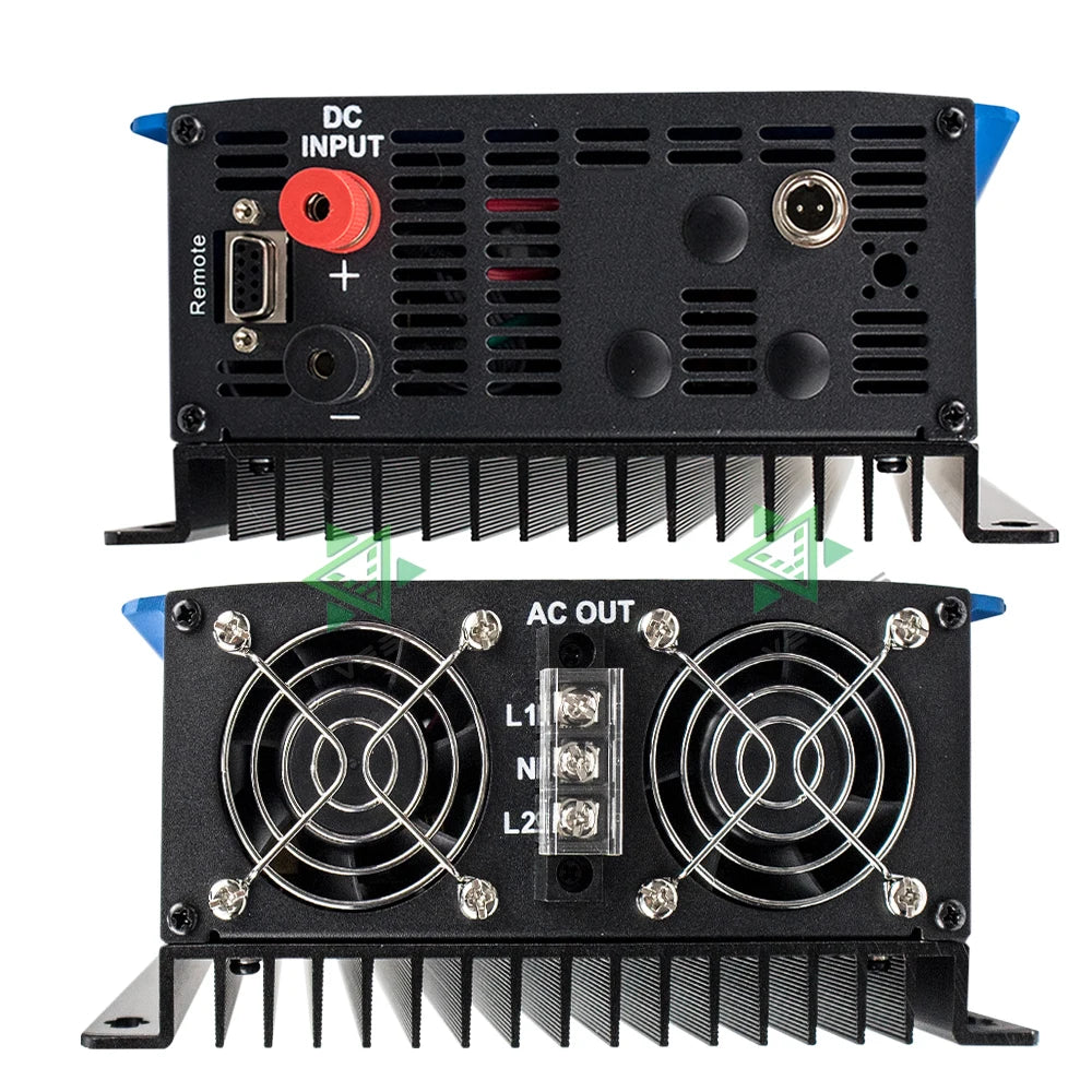 2000W 2-Phase 240V On-Grid Tie Solar Inverter 3M Limiter Sensor MPPT DC 45-90V Microinverter for US CE LVD 1-Year Free Maintenance Lifetime Support