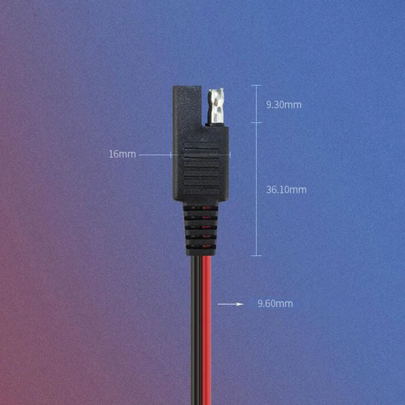 10CM SAE male female Solar Battery Cable 18AWG Power supply Plug Extension connector wire for DIY Automotive  Wire SAE Cable PRIME RJ SOLAR PH