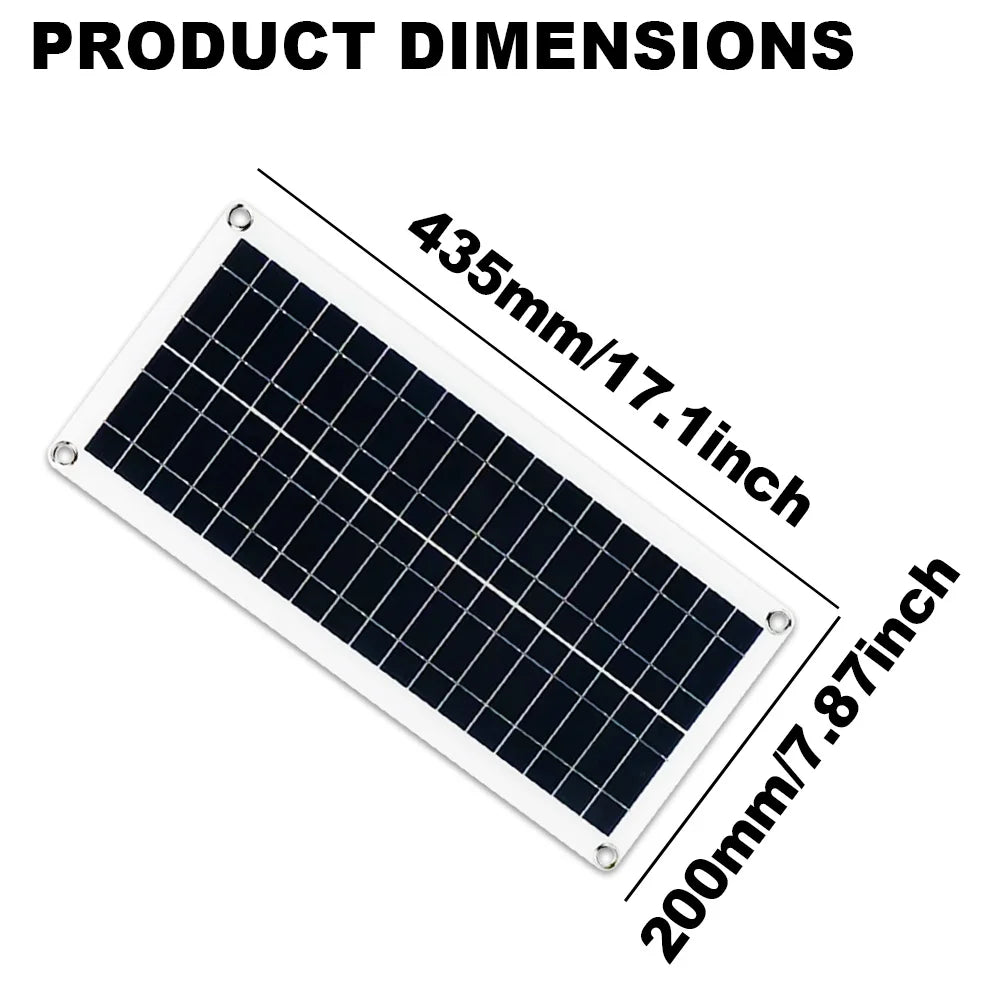 SOECOPO SEP-SP12 800W Solar Panel System Kit 4x200W Monocrystalline 100A Controller USB 5V Camping RV Phone Charging CE FCC RoHS