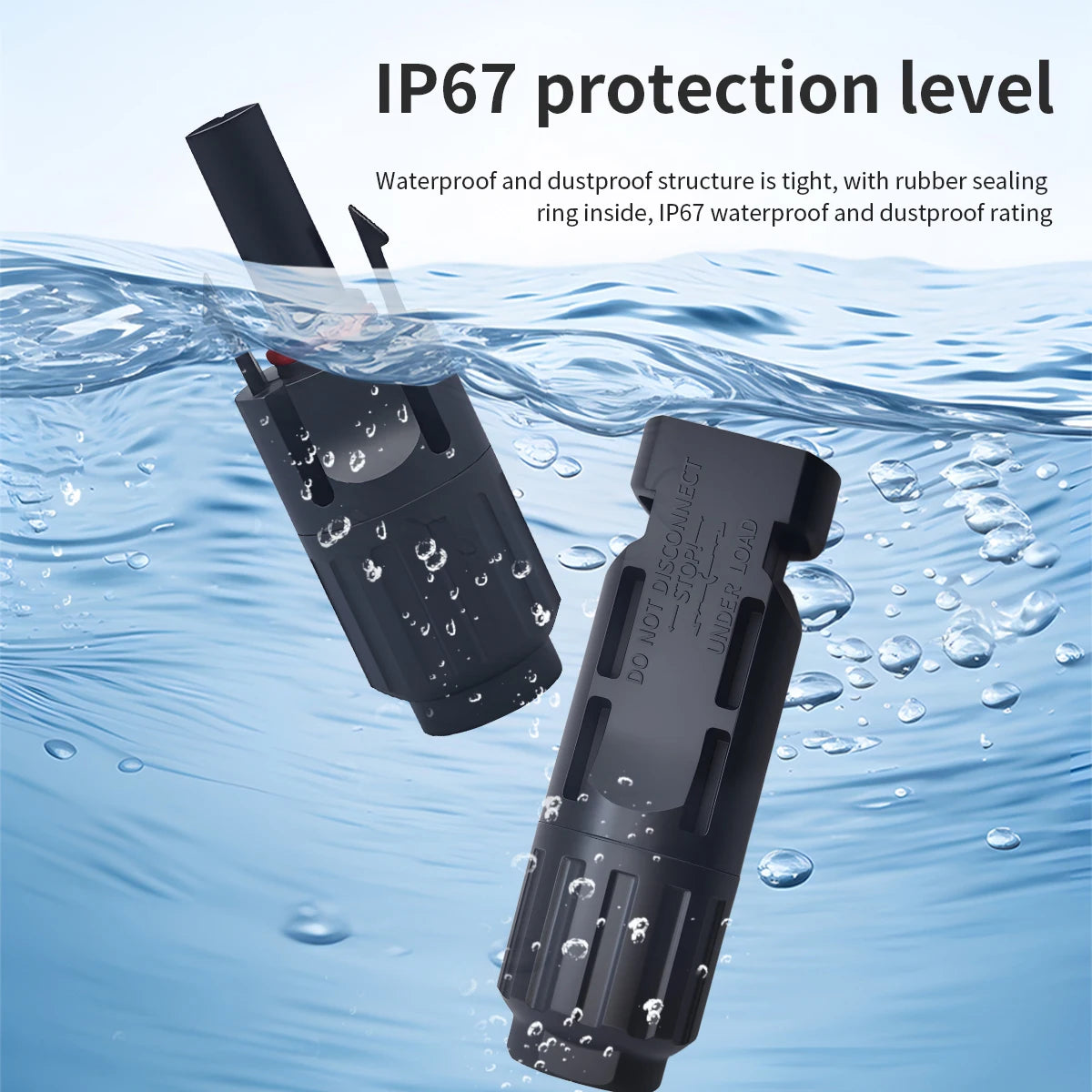 TOMZN 2 sets of PV Solar Connectors 1000V 1500V 32A 45A Panel Branch PV Photovoltaic Wire/Board Terminal Box Inverter IP67 10LOT PRIME RJ SOLAR PH