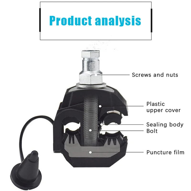 JJC-1 JJC-2 JJC-3 JJC-4 High-Low Voltage Cable Splitter 1kV Insulation Piercing Connector No Peeling Required