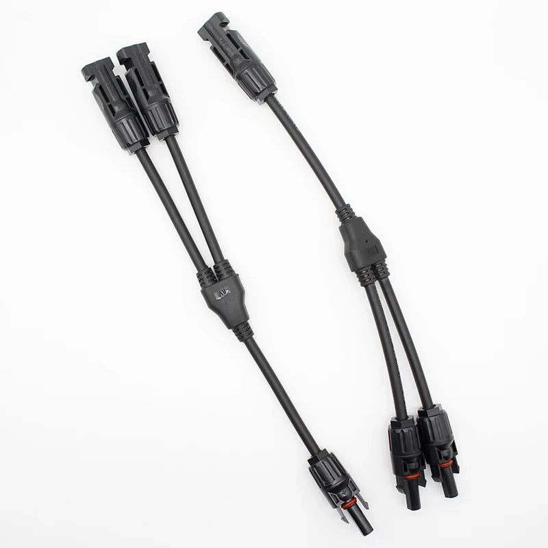 2Y Branch parallel connection 30A 1000V Electrical Solar Connector Photovoltaic 2pcs solar Panel Cable Wire Connect PRIME RJ SOLAR PH