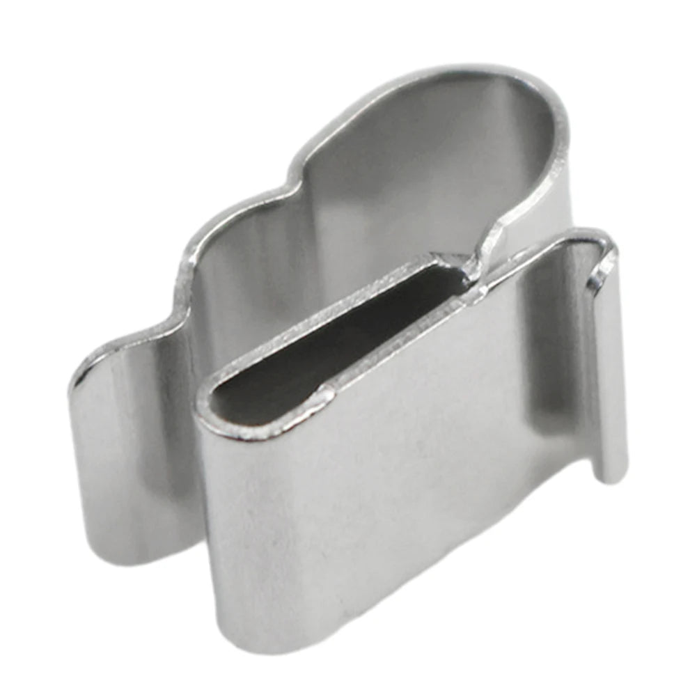 100Pcs Solar Panel Cable Clips Stainless Steel PV Cable Clamp For Home Kayaks Fishing Boats Wire Clip Set Photovoltaic System PRIME RJ SOLAR PH
