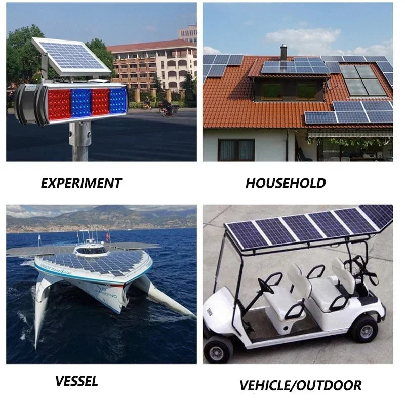 3000W Ultra High Power Solar Panel 12V 24V Efficient Charging Outdoor Household Camping Solar Power Generation System CE FCC