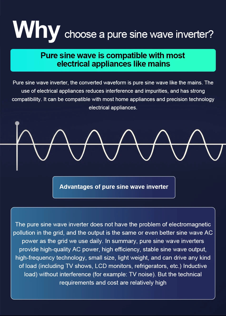 Pure Sine Wave Solar Inverter 1000W 2000W 3000W 24V 220V Off Grid PV 12V 48V 36V DC to 120V 230V 240V AC Home Appliance 50/60Hz PRIME RJ SOLAR PH