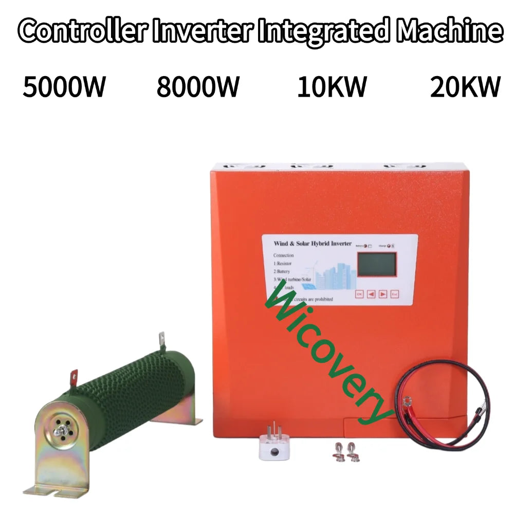 24V 48V 5KW 8KW 10KW 20KW Sine Wave Photovoltaic Inverse Control Integrated Machine Solar Hybrid Inverter with MPPT Controller