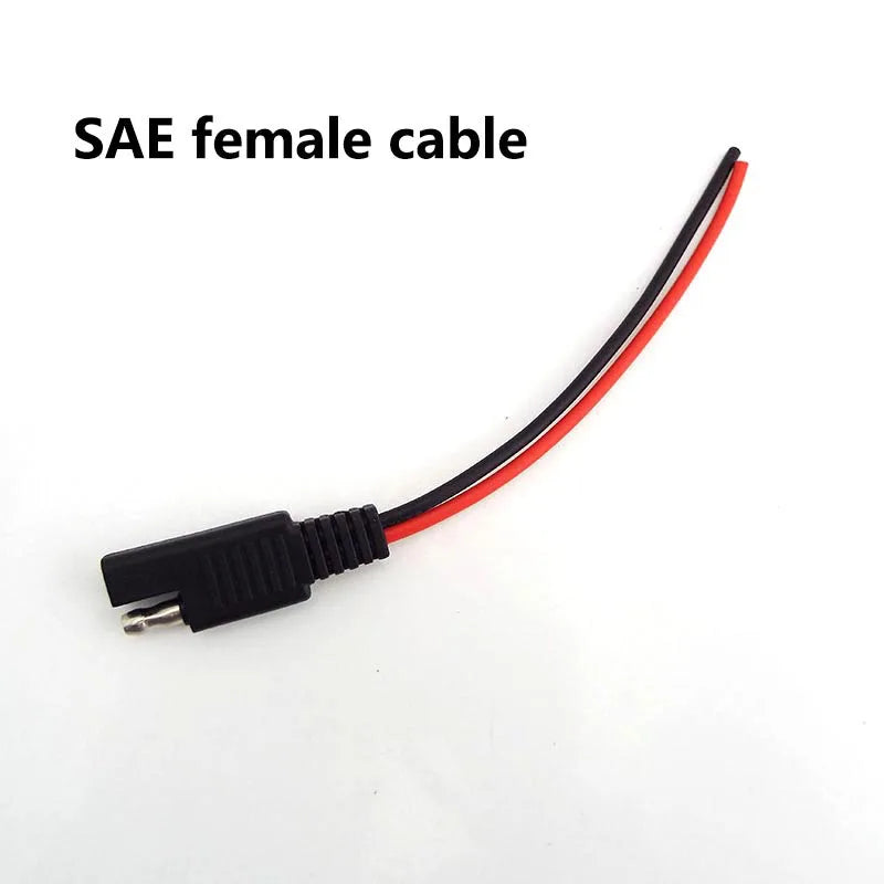 10CM SAE male female Solar Battery Cable 18AWG Power supply Plug Extension connector wire for DIY Automotive  Wire SAE Cable PRIME RJ SOLAR PH