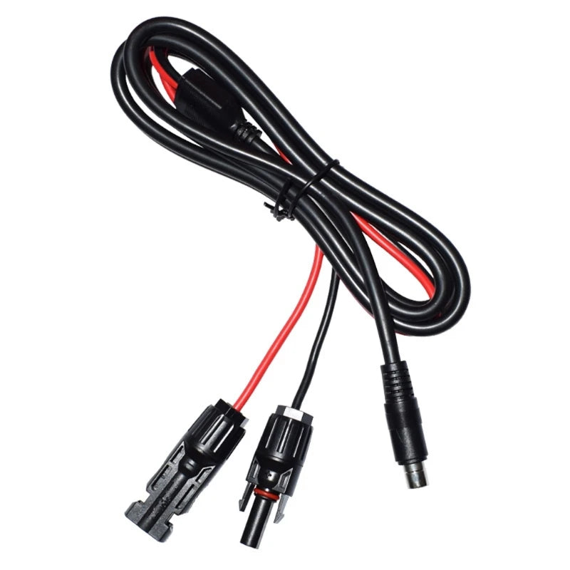 Solar Panel Adapter Cable 8mm DC8020 Conversion High Efficiency for Portable Power Stations Easy Carry