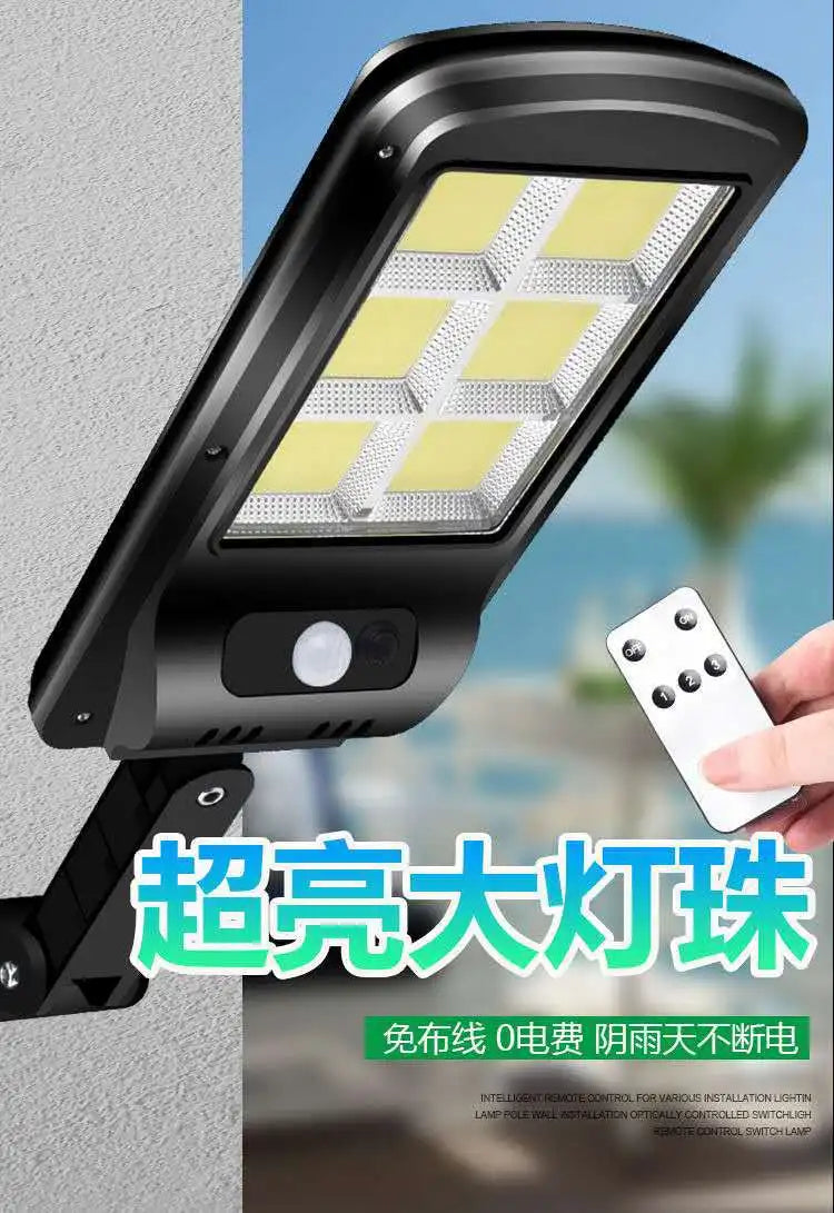XGJY JS0099 Solar LED Light Outdoor Waterproof 3 Lighting Modes Ultra Bright Street Light Garden Holiday Decorative CCC CQC FCC GS LVD UL 6-Year Warranty