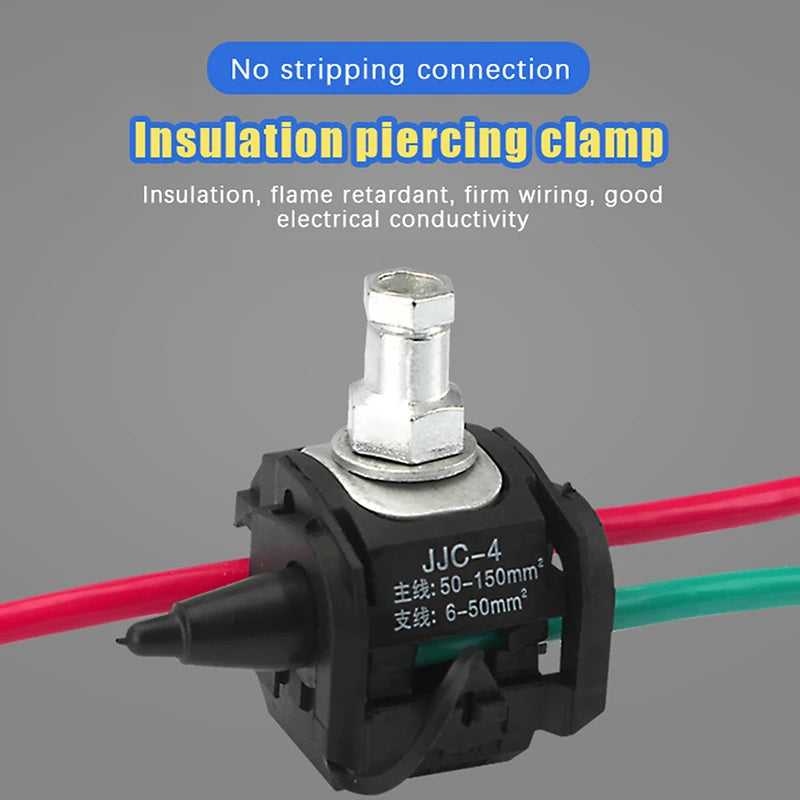 JJC-1 JJC-2 JJC-3 JJC-4 High-Low Voltage Cable Splitter 1kV Insulation Piercing Connector No Peeling Required