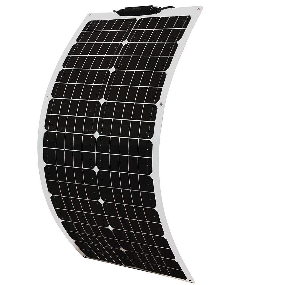 BOGUANG 50W 100W 150W 200W Flexible Solar Panel Caravan Van 10A 20A Solar Charge Controller Car RV Marine CE FCC RoHS WEEE