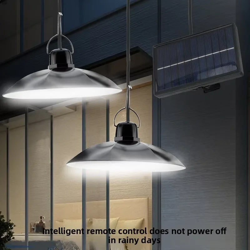 Solar Split Type Pendant Light Indoor Outdoor Super Bright Remote Control Waterproof Light Control CE