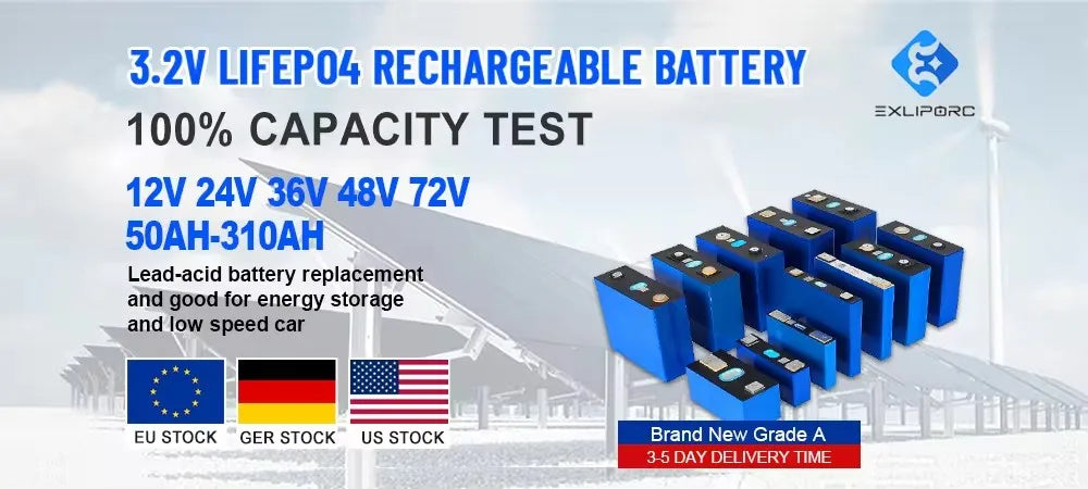 EU STOCK Grade a CATL 3.2V 302Ah 314ah 340Ah Lifepo4 Battery Packs Byd Solar Power From Wistek Power Lifepo4 310ah