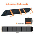 Flexible 200w Solar Panel System solar Generator 36V Camping Power Monocrystalline Silicon Folding Pack Photovoltaic Cell