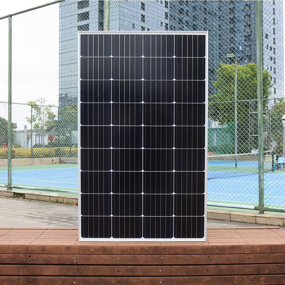 XINPUGUANG Rigid Glass Solar Panel Monocrystalline 10W 25W 50W 100W 200w Power Generation PV Panel charge  paneles solares PRIME RJ SOLAR PH