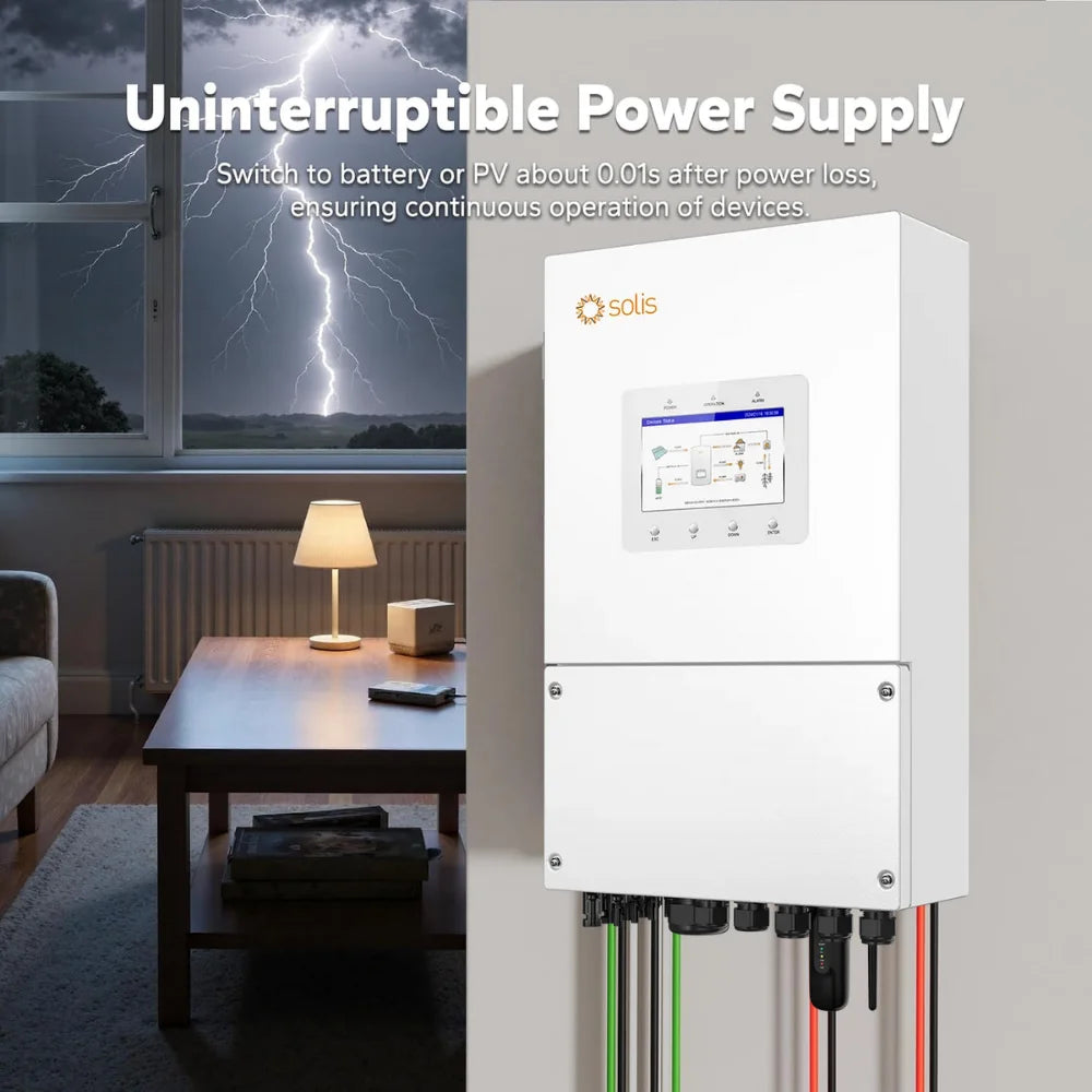 Solis Hybrid Solar Inverter 5000W S6-EH2P5K02-SV-YD-L Low Voltage Split-phase Grids for Commercial System PRIME RJ SOLAR PH