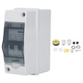 DC Miniature Circuit Breaker 2P 25A DC12V‑400V AC90‑400V Disconnecting Switch IP65 Waterproof for Solar PV System