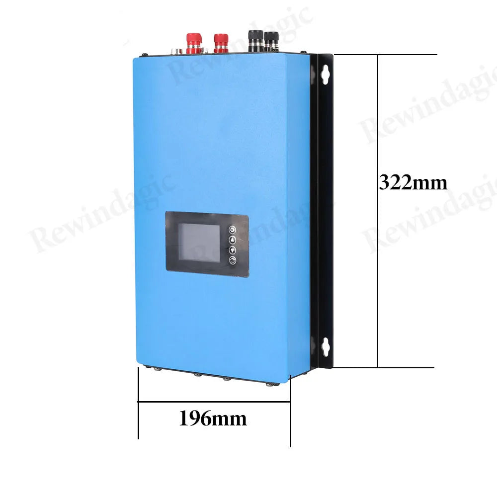 On-Grid Inverter 10000W 20000W 48V 60V 72V Battery Sun Wind Grid Tie Limiter WiFi Communication CE 1-Year Free Repair Lifetime Support