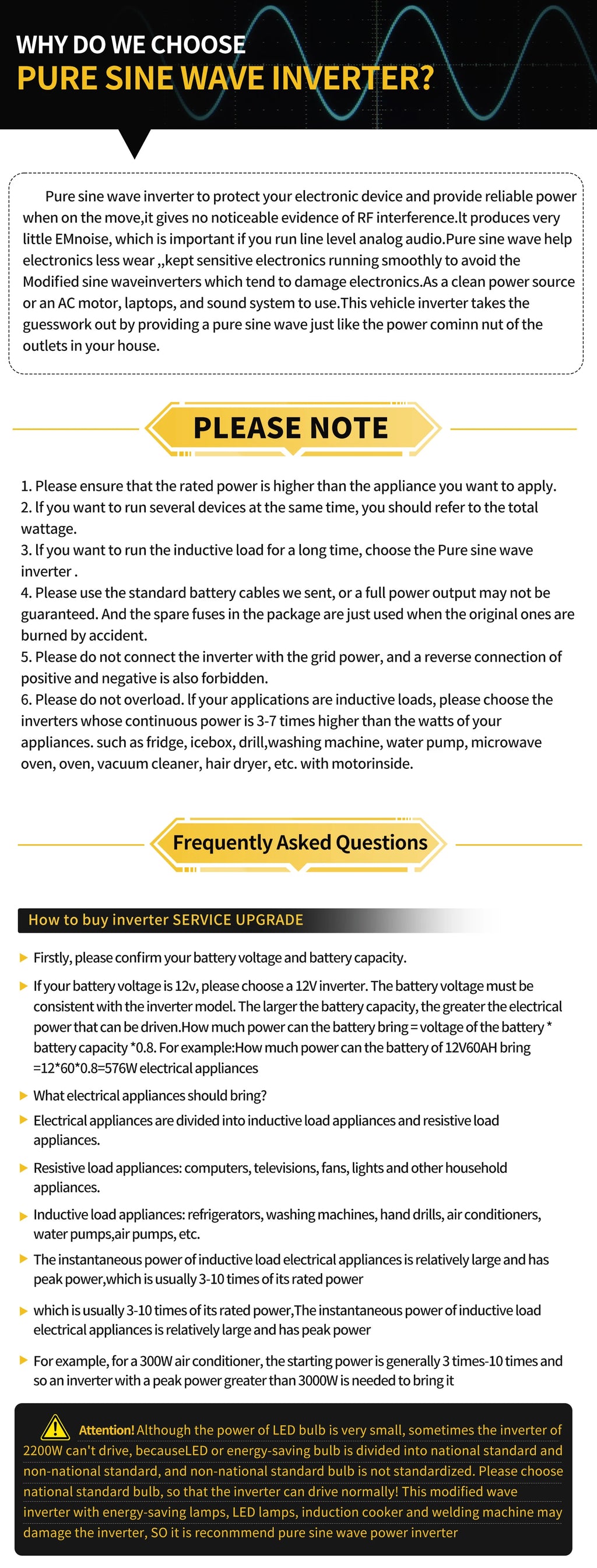 DATOUBOSS Solar Hybrid Inverter 3000W 24v to 220v Pure Sine Converter LCD Display Remote Control MPPT 55-450V DC 50/60Hz Inverte