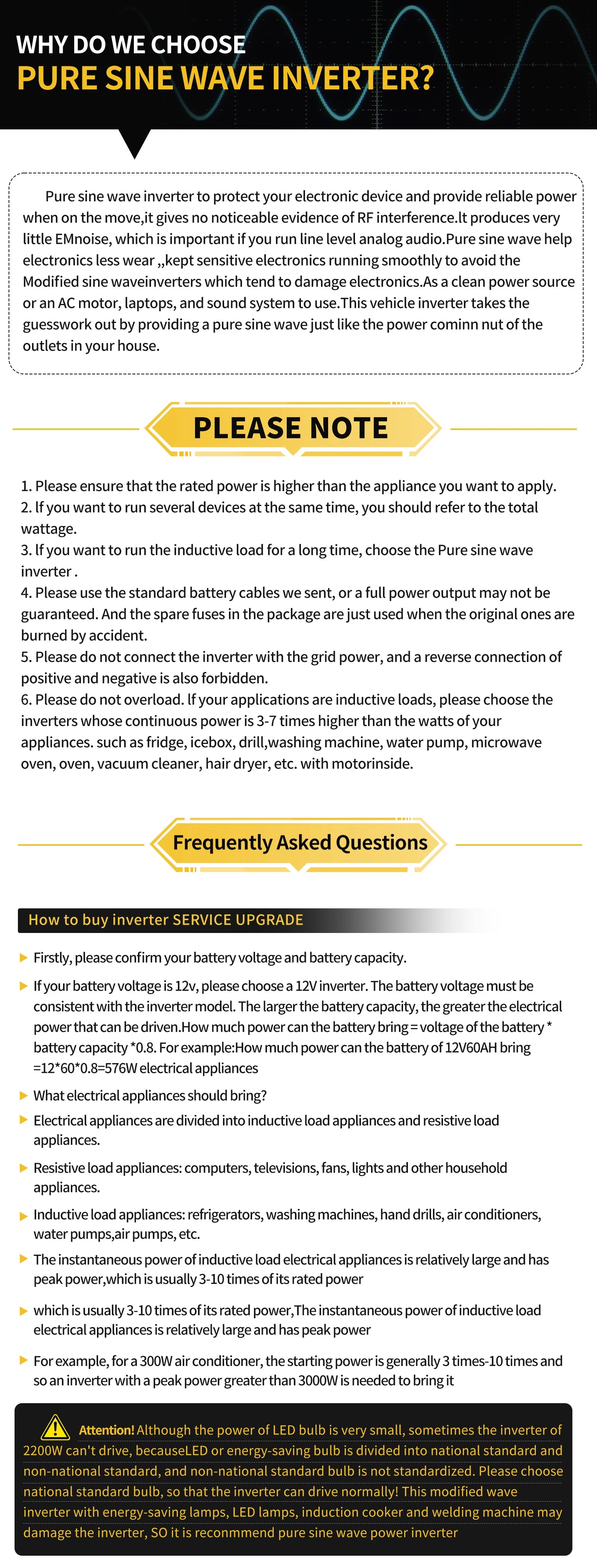 DATOUBOSS Solar Hybrid Inverter 3000W 24v to 220v Pure Sine Converter LCD Display Remote Control MPPT 55-450V DC 50/60Hz Inverte