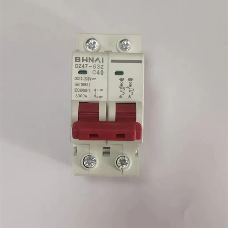 2P DC 1000V Solar Mini Circuit Breaker 6A/10A/16A/20A/25A/32A/40A/50A/63A DC MCB for PV System PRIME RJ SOLAR PH
