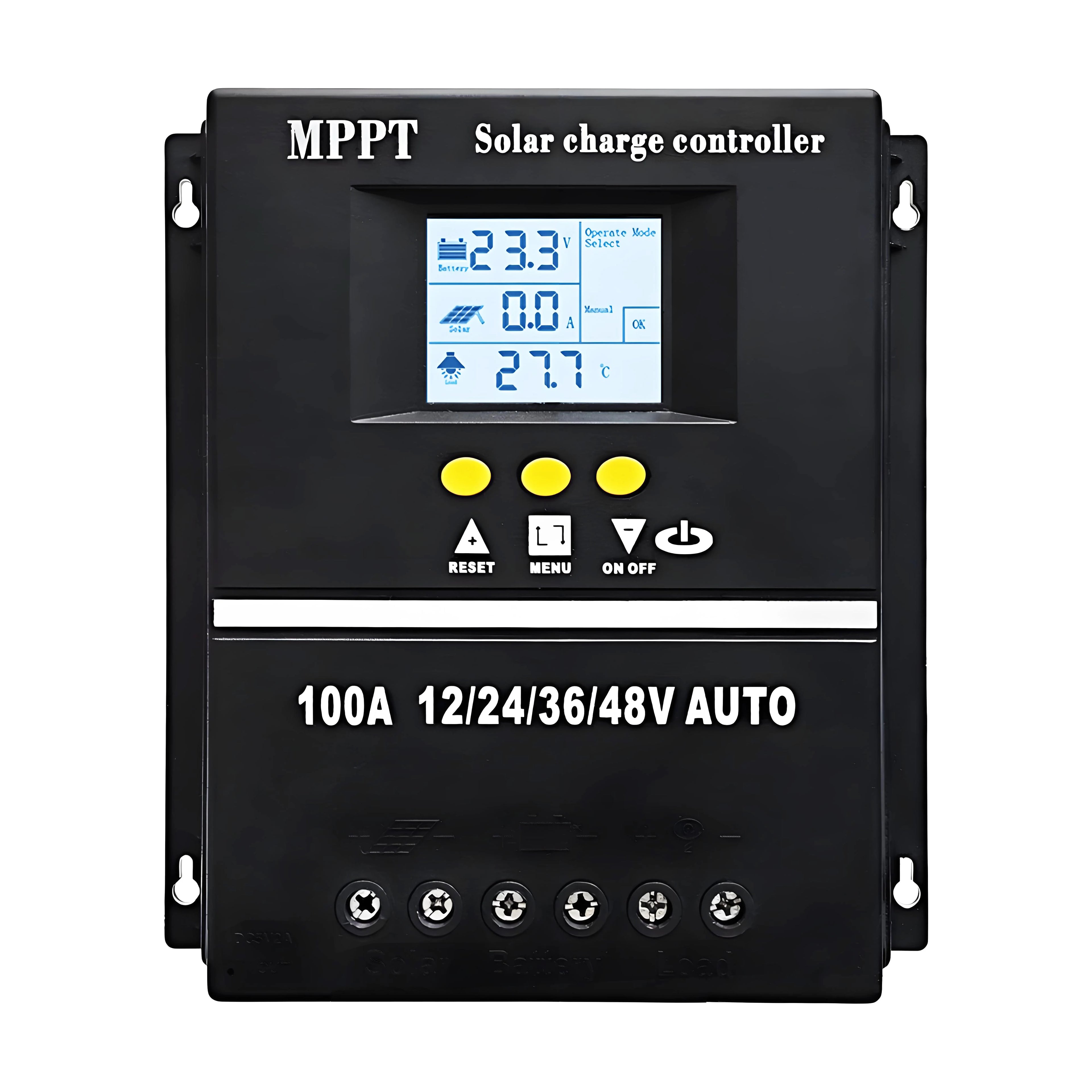 Y&H SY-Series 60A 80A 100A MPPT Solar Charge Controller 12V 24V 36V 48V Lead Acid Lithium Battery Regulator Dual USB CE