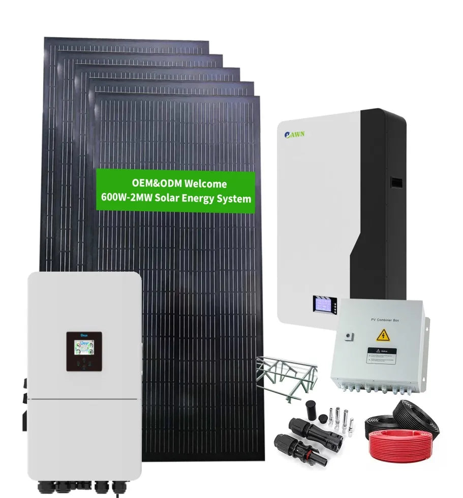 15kw Photovoltaic Home System 15000w Energy Storage System Home Solar System Solar Panel Complete Kit for a House