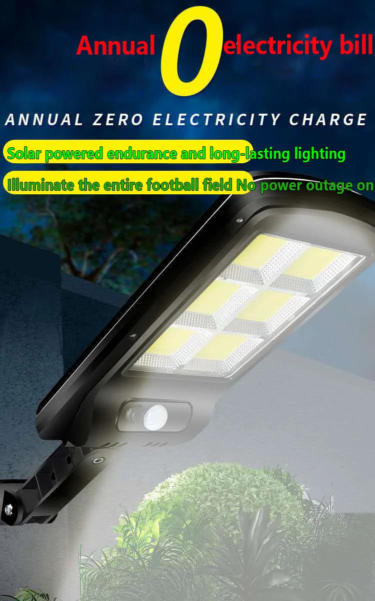 XGJY JS0099 Solar LED Light Outdoor Waterproof 3 Lighting Modes Ultra Bright Street Light Garden Holiday Decorative CCC CQC FCC GS LVD UL 6-Year Warranty