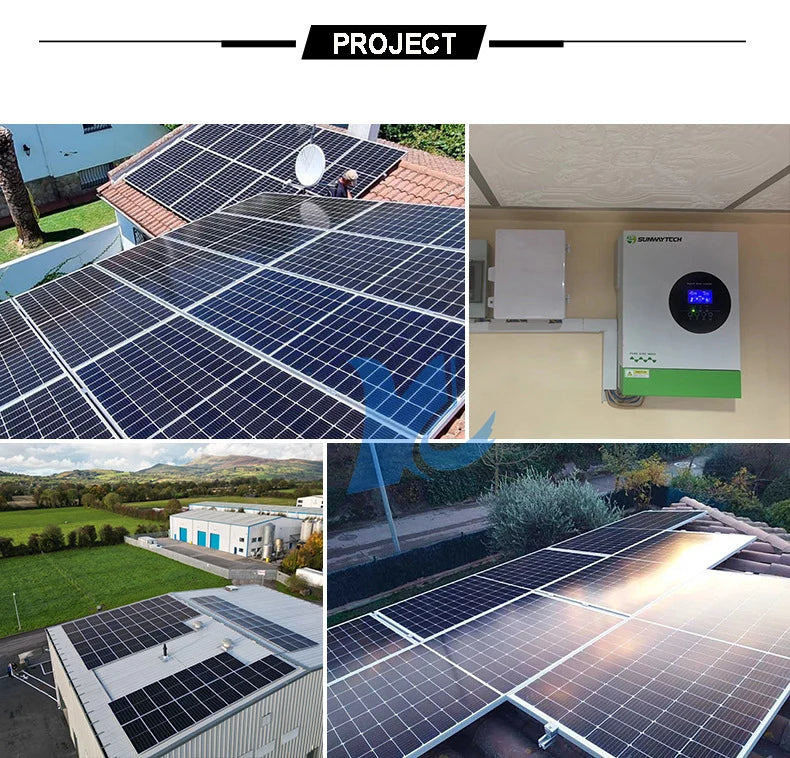 3KW 5KW 10KW Home Use Hybrid Solar Inverter Pure Sine Wave MPPT Inverters for LiFePO4 Lead Acid Battery Off and On Gird System