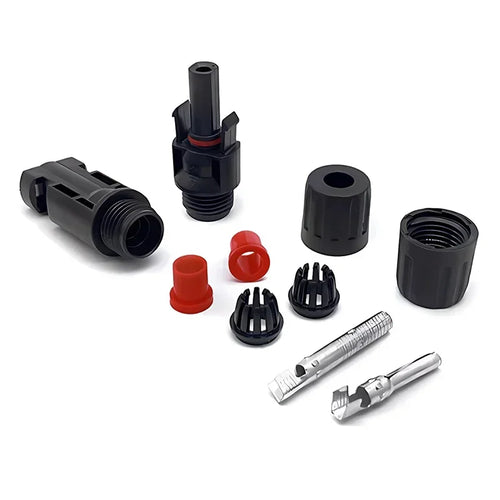 600/400/200/100/10Pcs Solar Panels Connectors Kit, PV Plug 1000V DC 30A, for Photovoltaic MC Cable 2.5/4/6mm²