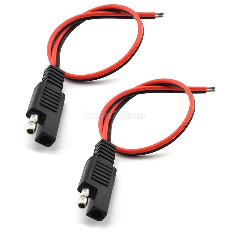 14AWG 18AWG SAE Power Connector Automotive Extension Cable 2 Pin DIY Connector Male Plug Copper Wire Solar Panel Cord Wire E2 PRIME RJ SOLAR PH
