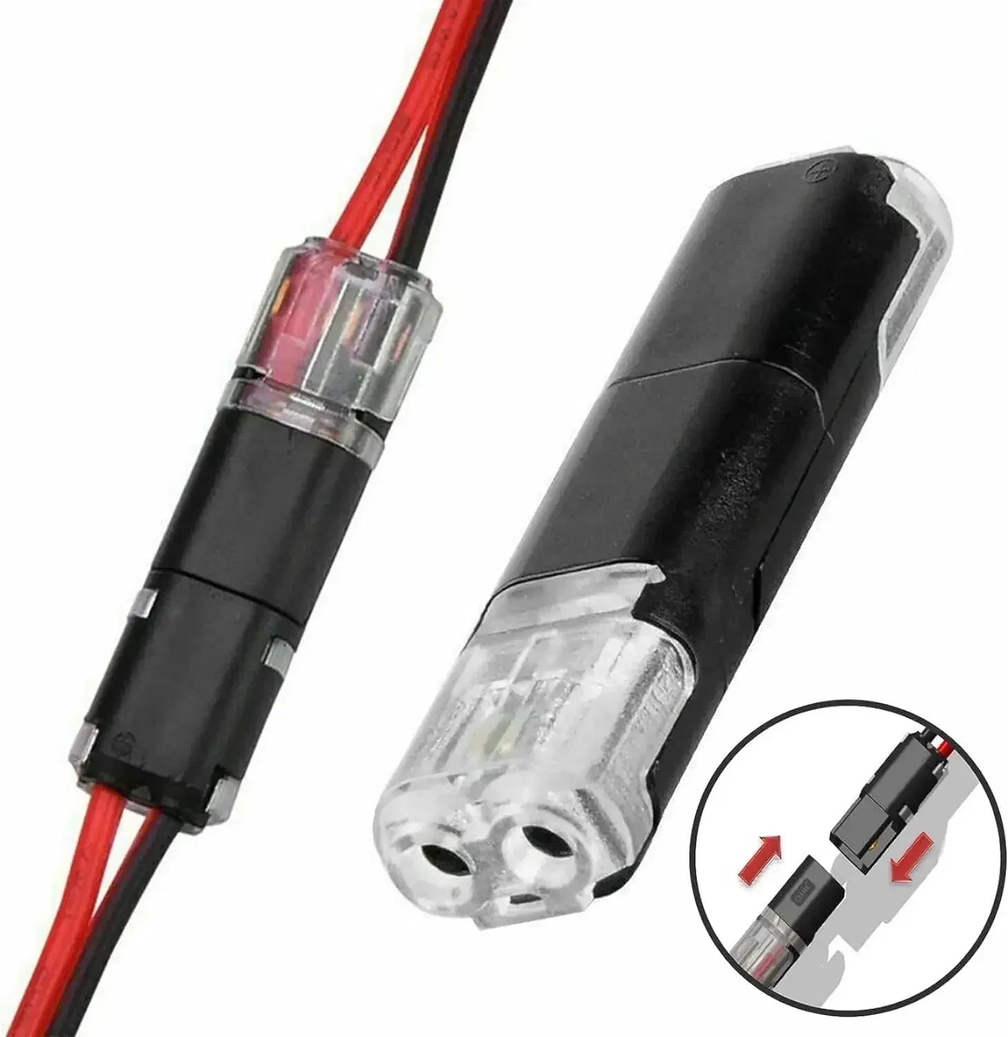 Waterproof  Plug Wire Connector 2 Pin Way Cable Plug Car Electric Wire Snap Connectors Strip Terminal Connection Wholesale PRIME RJ SOLAR PH