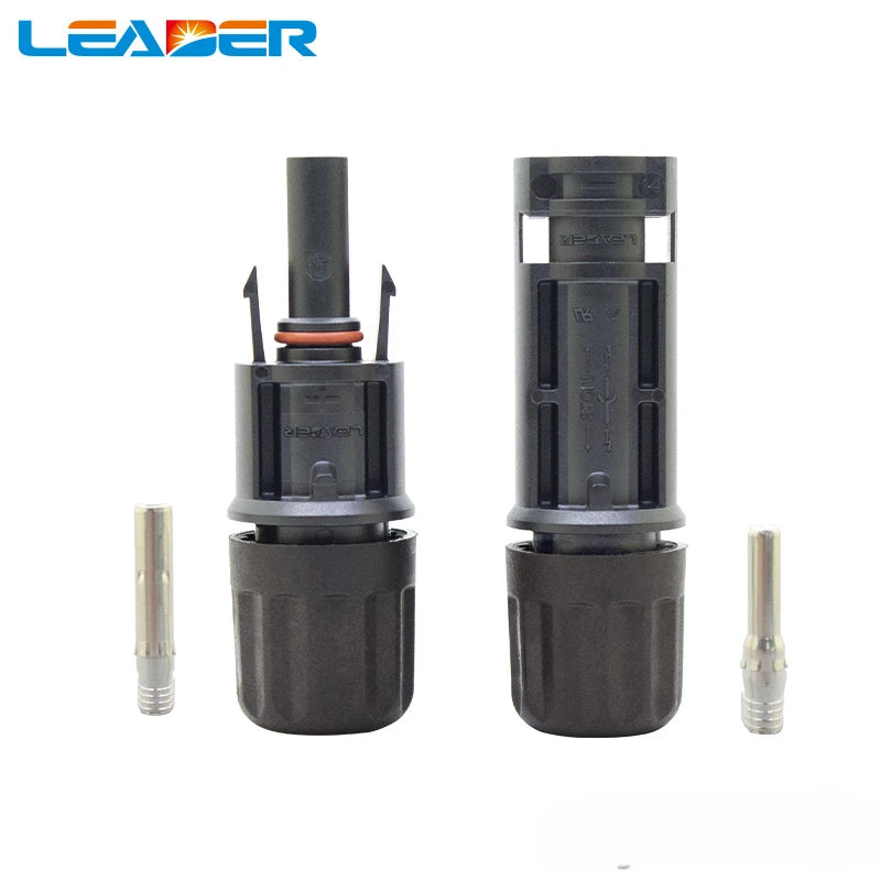 Solar Connector 30A 1500V DC IP68 Male Female PV Connectors 20 40 100 Pcs 2.5mm2 4mm2 6mm2 Solar Cable CE