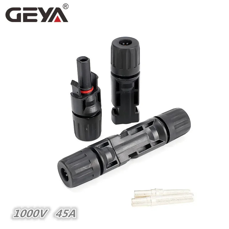 GEYA 5Pairs Solar Connector Male Female 30A 45A Solar Panel Branch Connectors for PV Cable 2.5/4/6mm2 1000VDC 15000VDC PRIME RJ SOLAR PH
