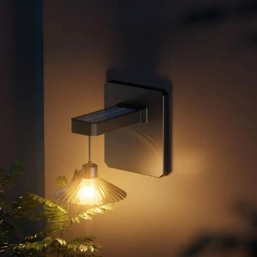 Waterproof LED Solar Wall Lamp Solar Powered Warm Light Auto On/Off Motion Sensor Solar Shed Light Outdoor