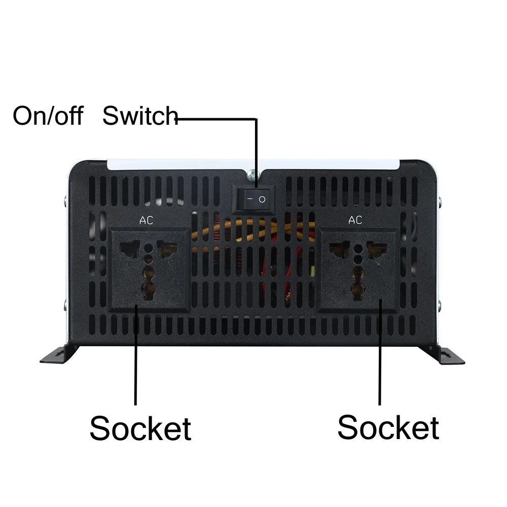 Pure Sine Wave Inverter 8000W 10000W 12000W DC 12V 24V 48V 60V 72V to AC 110V 220V Converter RV Vehicle Solar Inverter CE